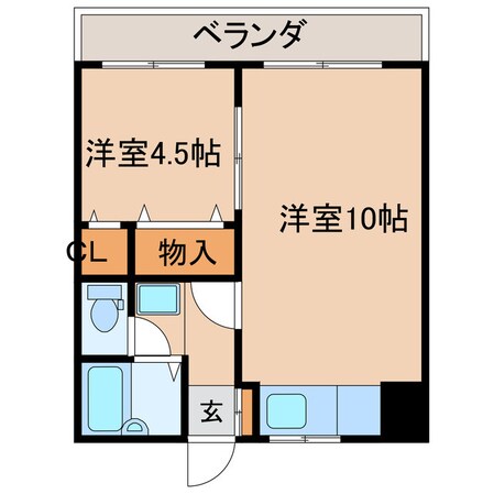 イペリアルコート寿の物件間取画像